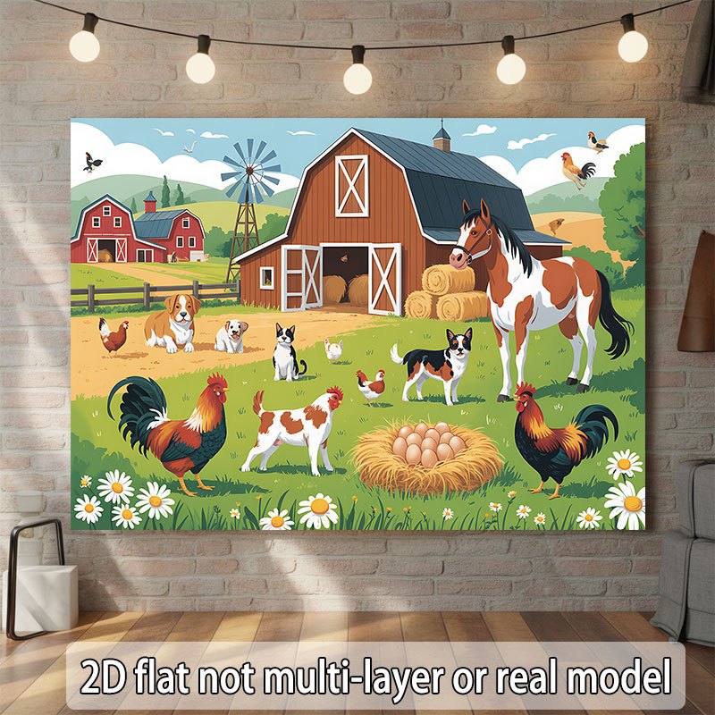 2D-Flachdesign, einteiliges Ba – Agriculture Farming School Bewertung und Preis