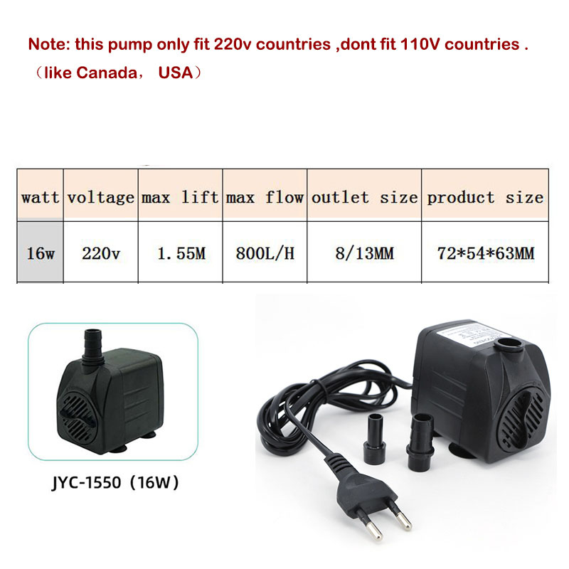 AC 220V 16W 25W Tauchpumpe für – Fish Pond Aerator Bewertung und Preis